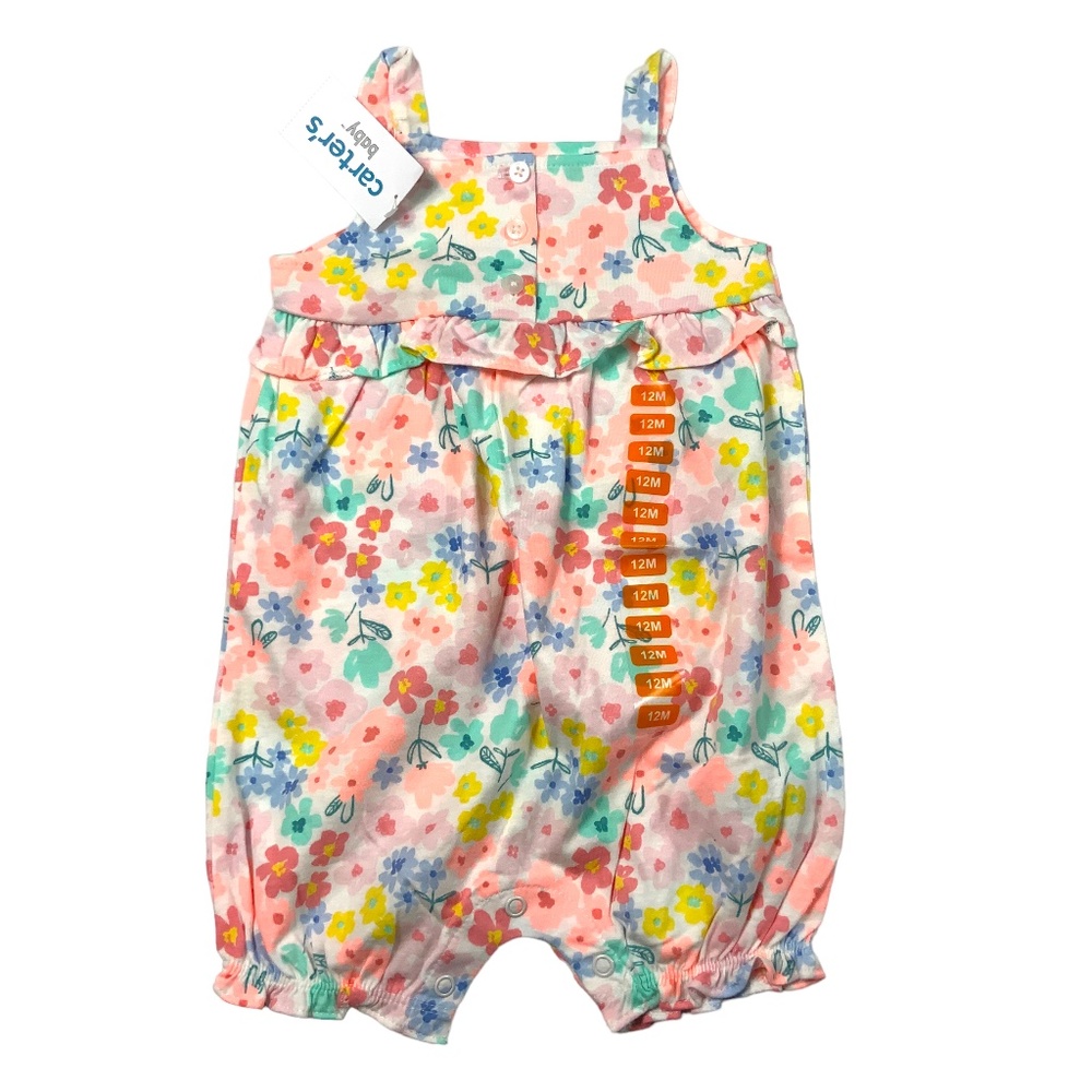 Carter’s Floral Romper Sz 6, 9 & 12 Months